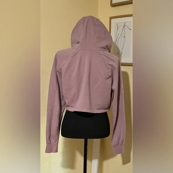 Gymshark Cropped Hoodie Size Medium - Picture 3 of 7